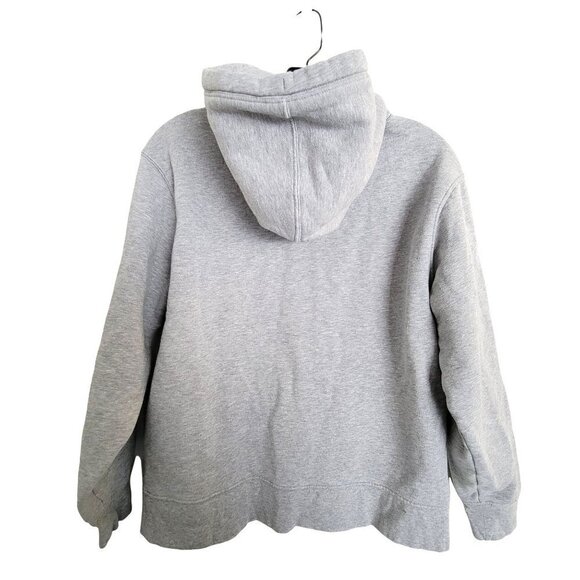 Athleta Heather Gray 24/7 Hoodie Pullover Kangaroo Front Pocket Sweatshirt Small - Picture 4 of 15